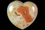 Wide, Polychrome Jasper Heart - Madagascar #118642-1